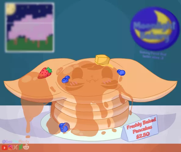 Pancake TF :3 (Art by me :3) by GeoTheFloofy