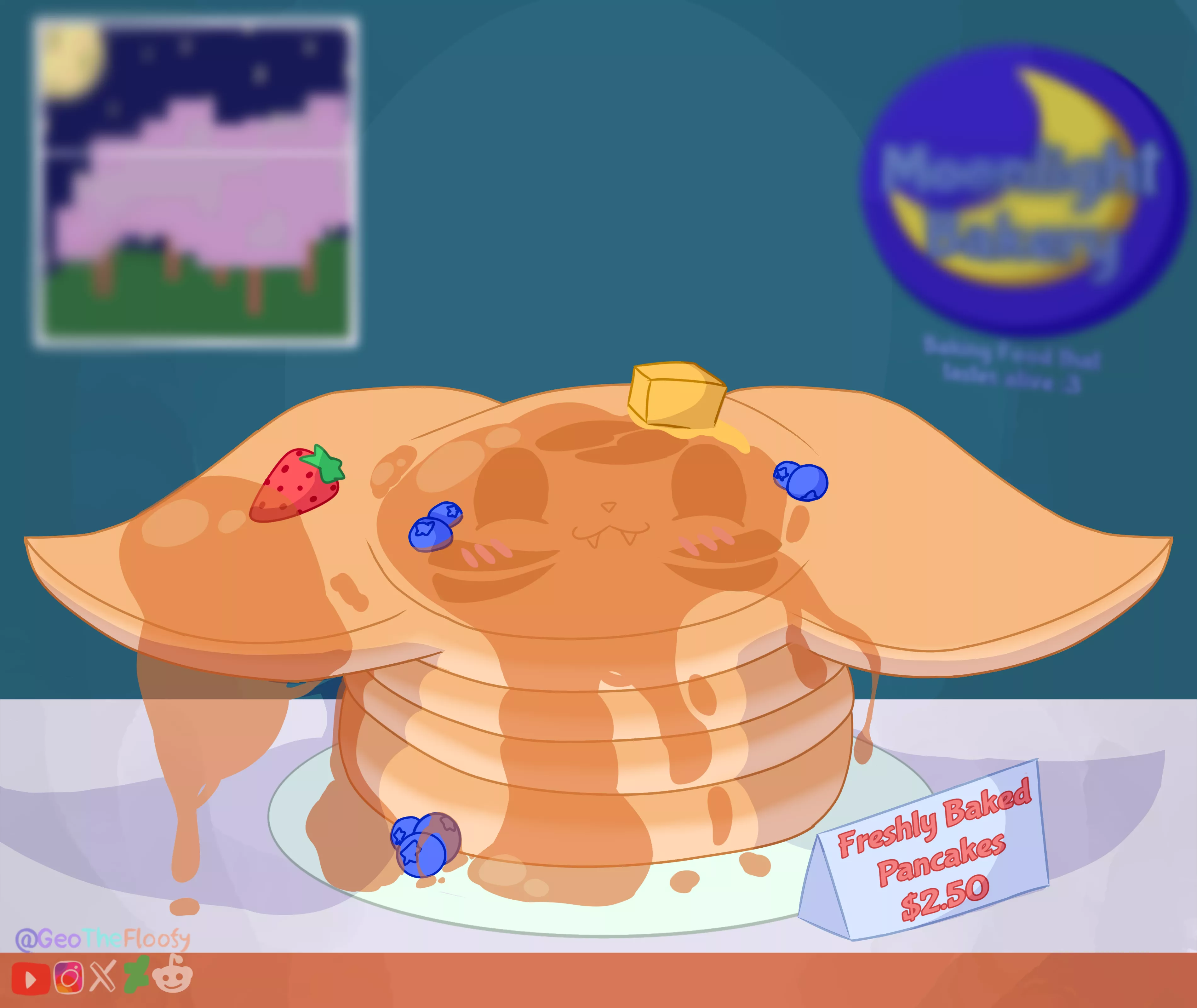 Pancake TF :3 (Art by me :3) posted by GeoTheFloofy