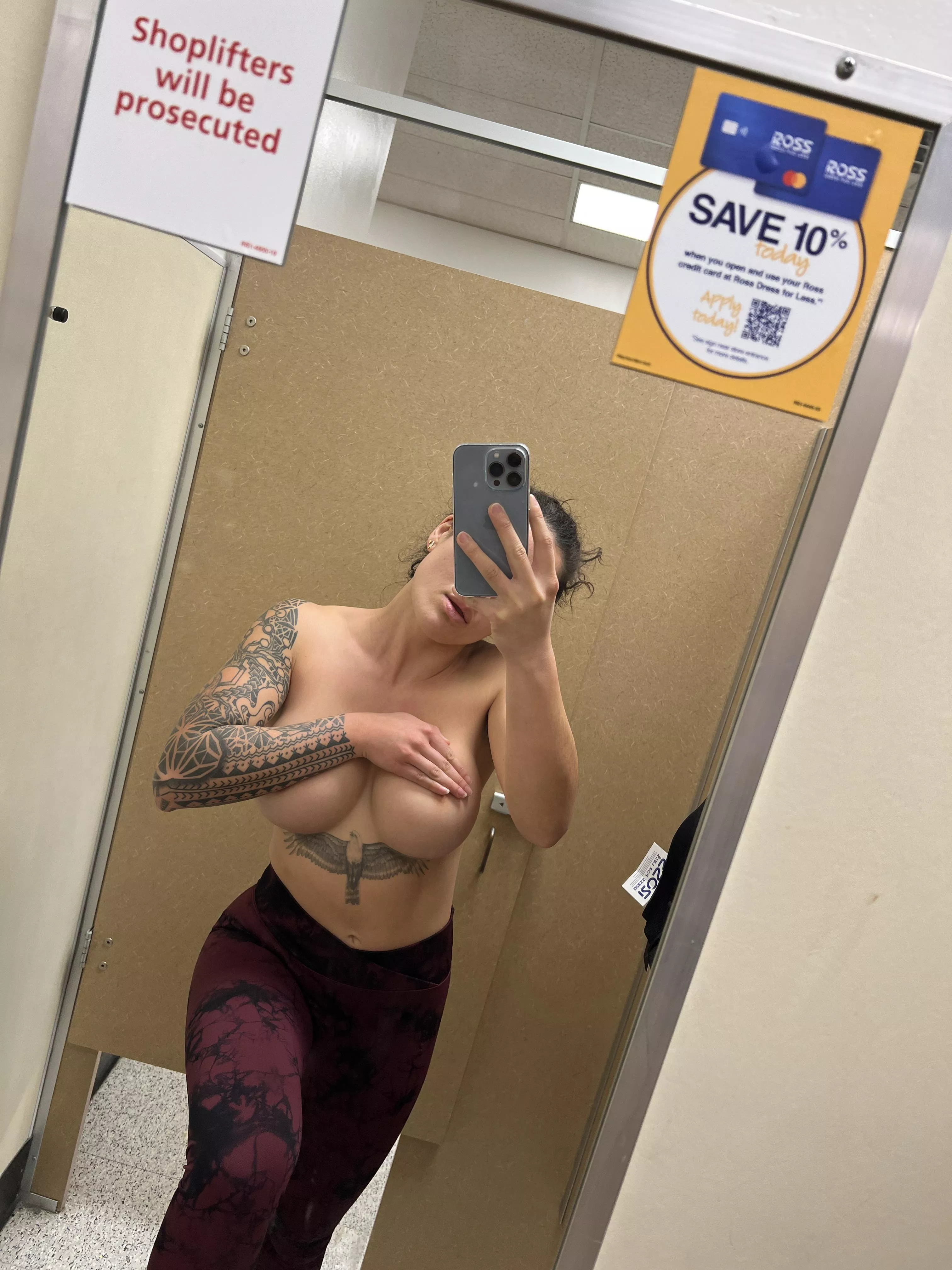 Play with my juicy tits in a dressing room? 🍉 posted by FamousSport4680