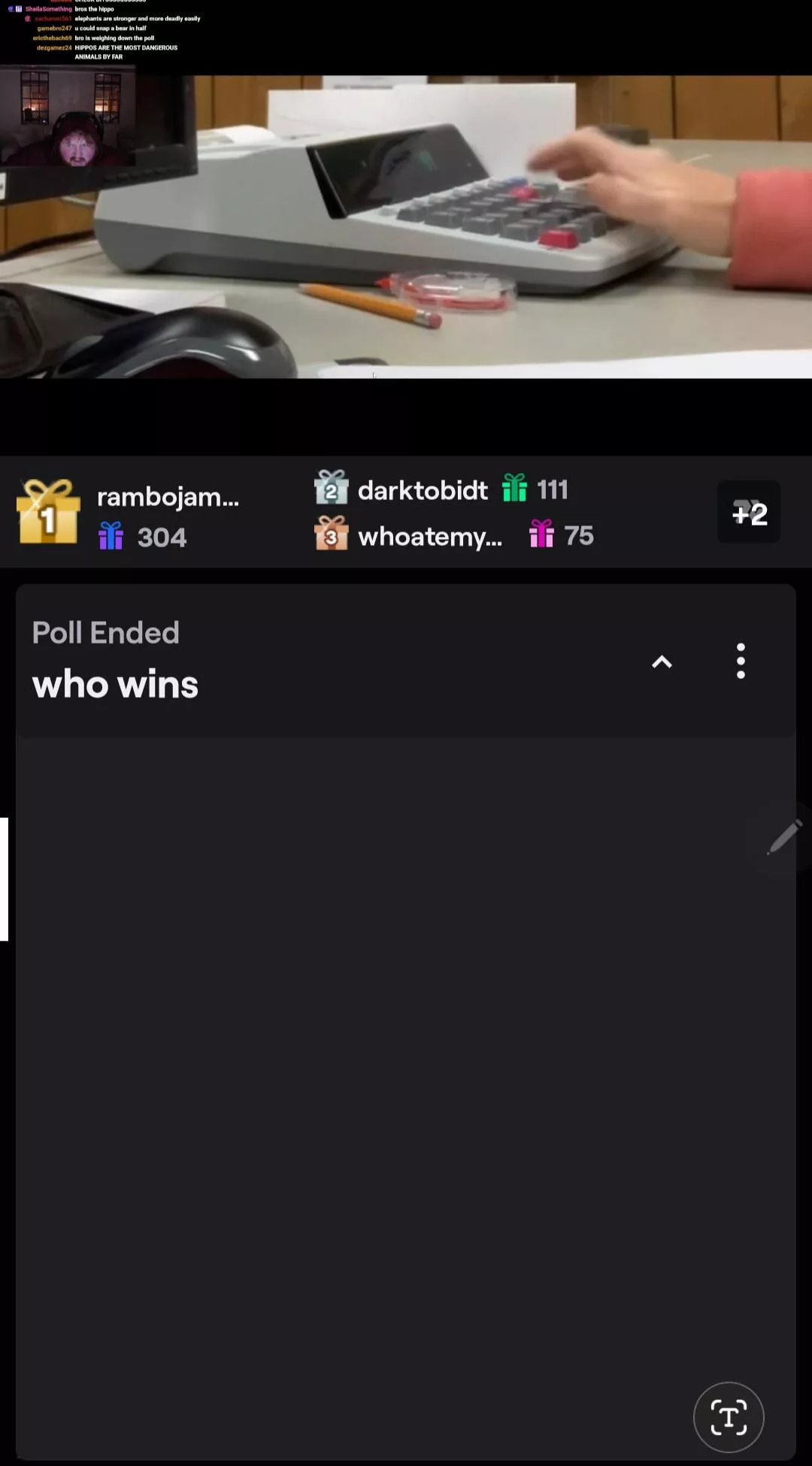 Poll isn't showing up posted by CrystalIsSus