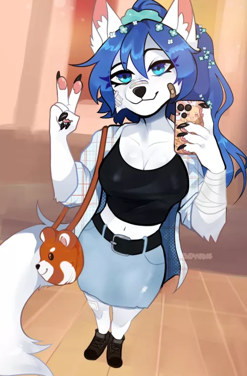Selfie commission (endyvang) by endyvang