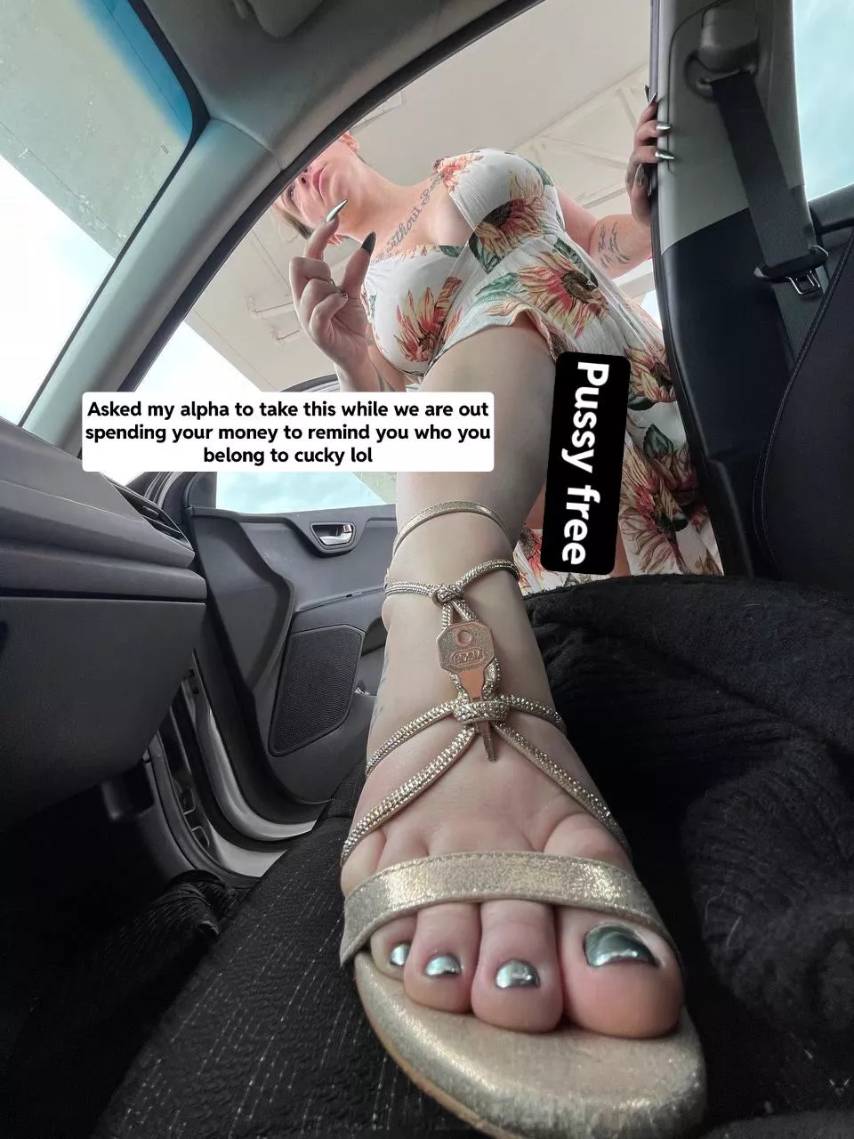 Stay locked and pussy free cucky  posted by mistressbrazda