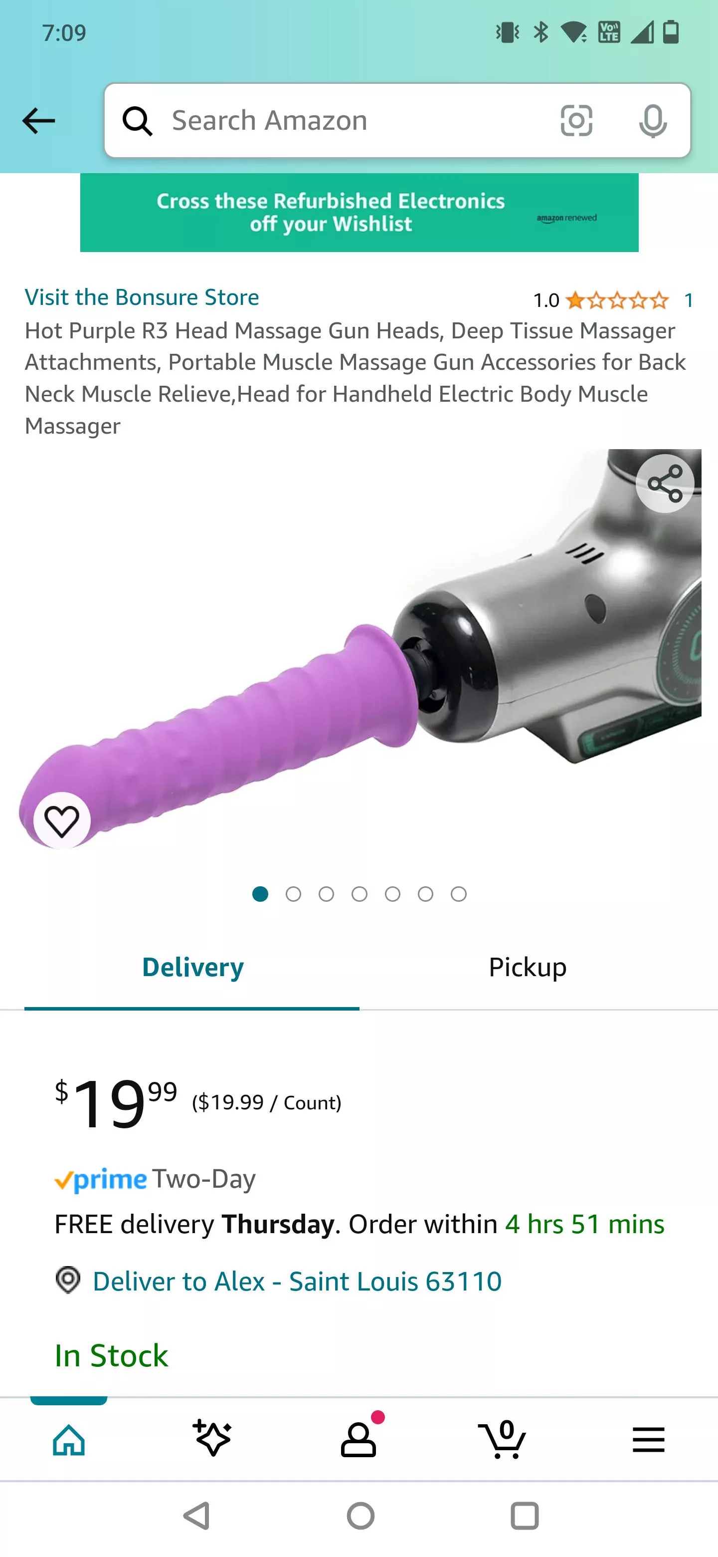 This doesn't seem like a head massage amazon.  posted by axel2191