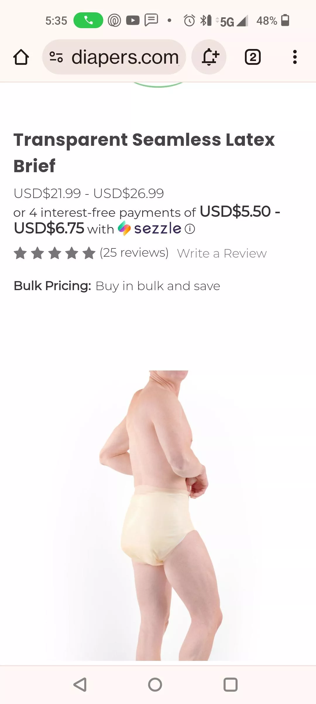 Transparent Seamless Latex Brief. posted by Thick-Anything-4951