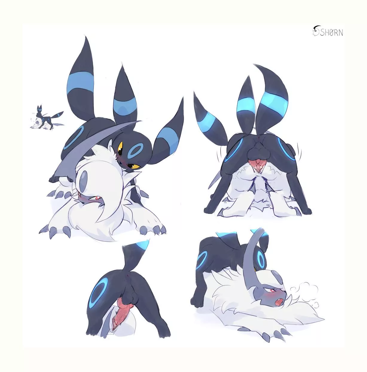 Umbreon snd Absol seem to be having a good time... [MF] [DS_H0RN] posted by Weak_Possibility231