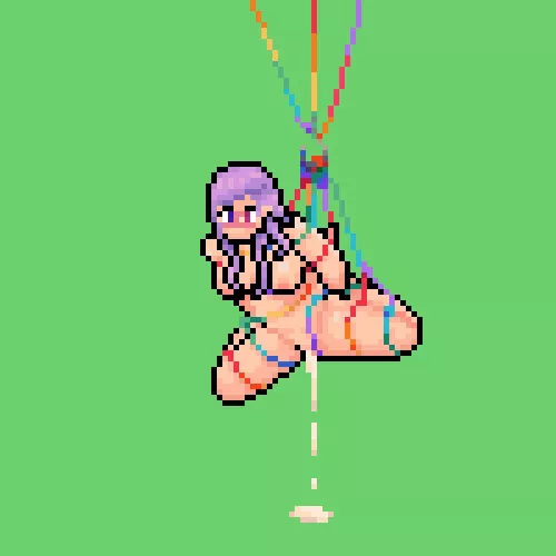 Wool weaver (from Hypixel Skyblock) bondage by Simpmulation