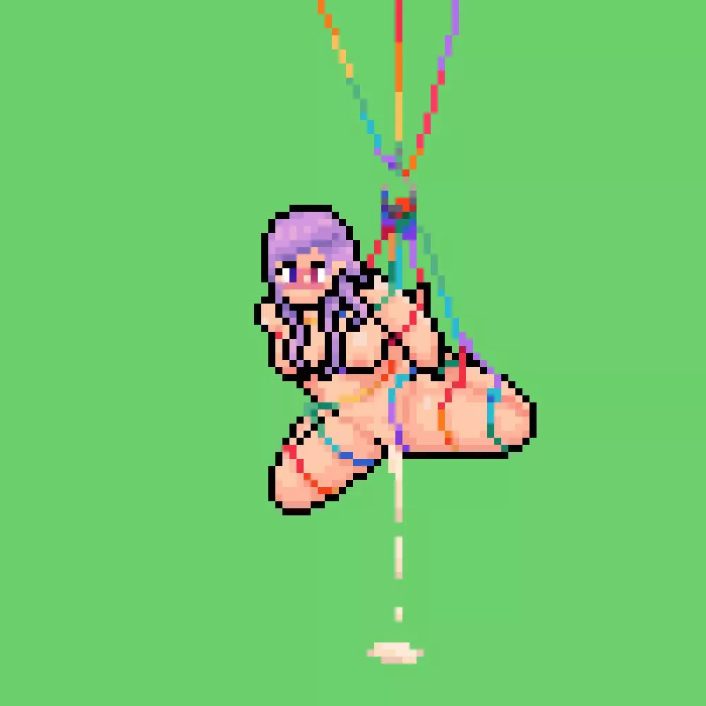 Wool weaver (from Hypixel Skyblock) bondage posted by Simpmulation