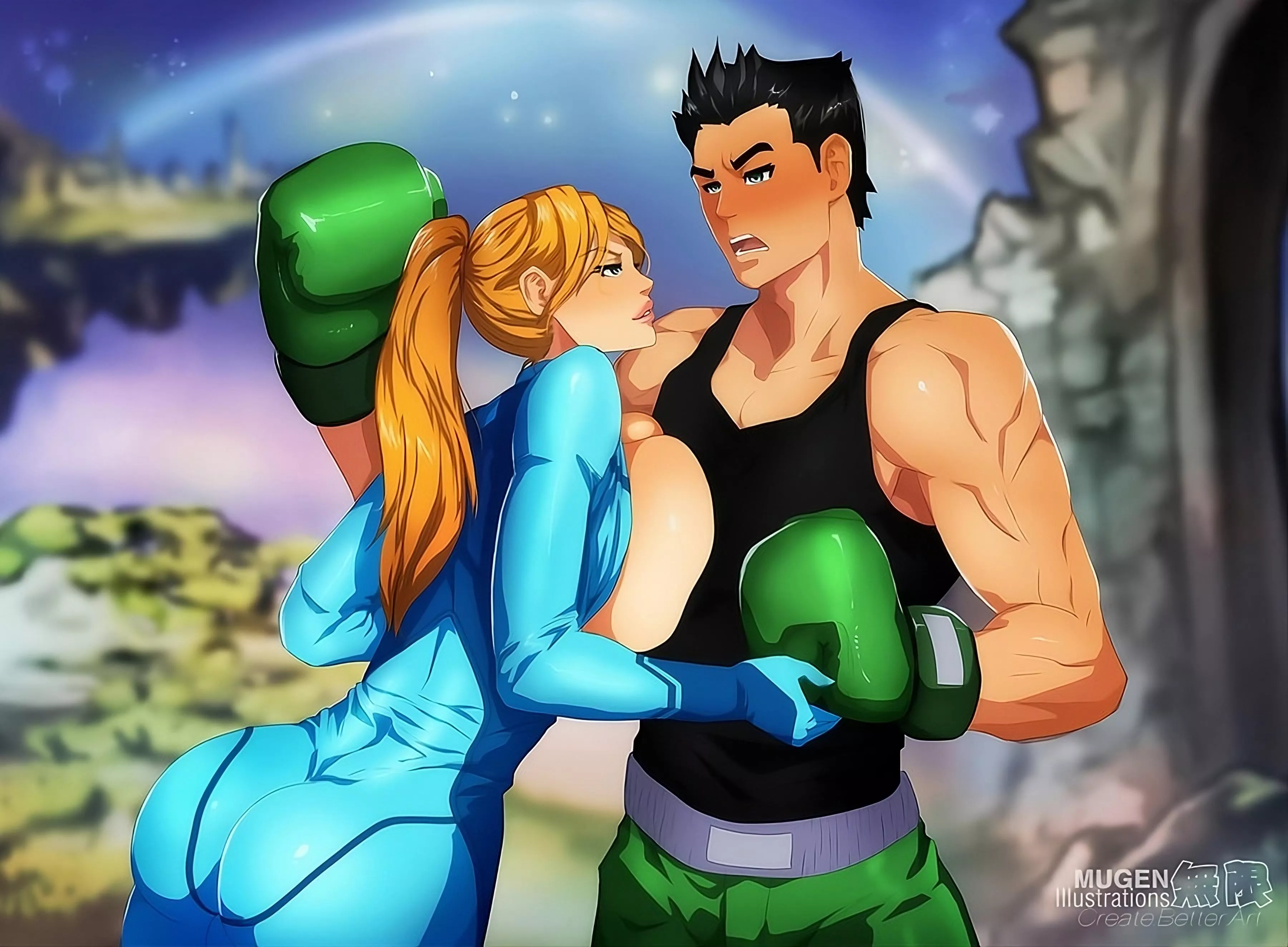 Zero Suit Samus X Little Mac (Mugenillustrations) posted by Significant-Zone-446