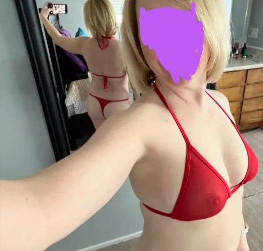 38 and 2 kids later and a sheer bikini. by Couple-4-funs