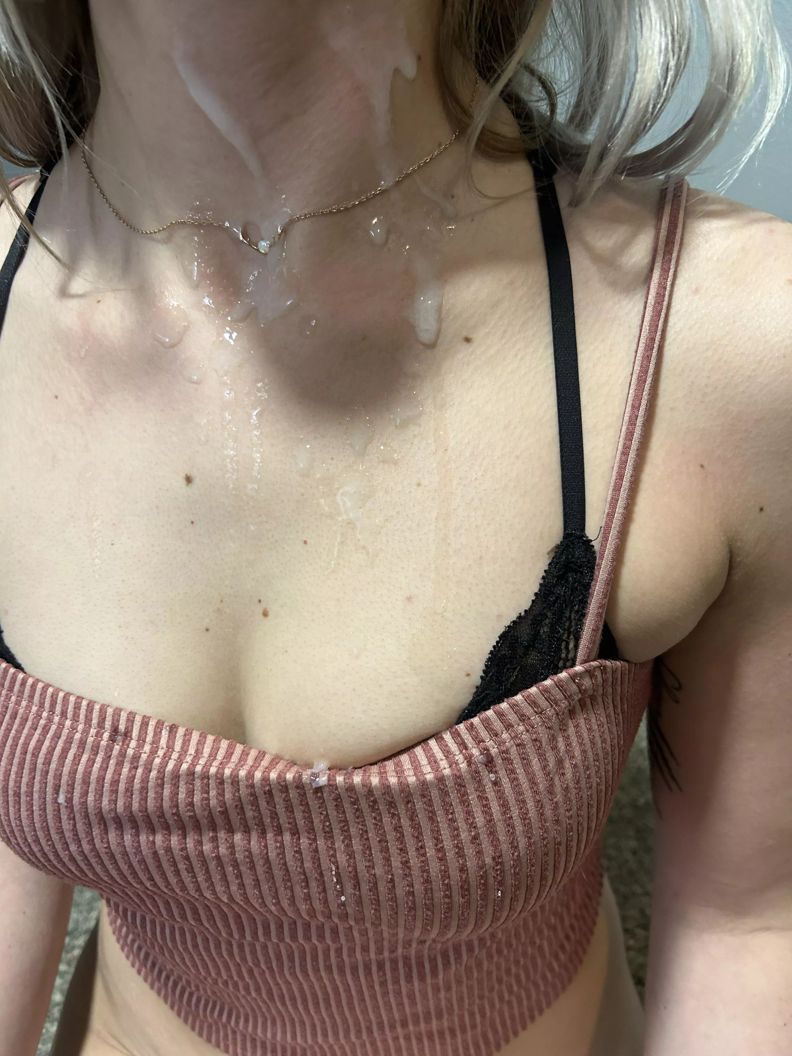 Aimed for the mouth, got the shirt posted by DirtyJersey998