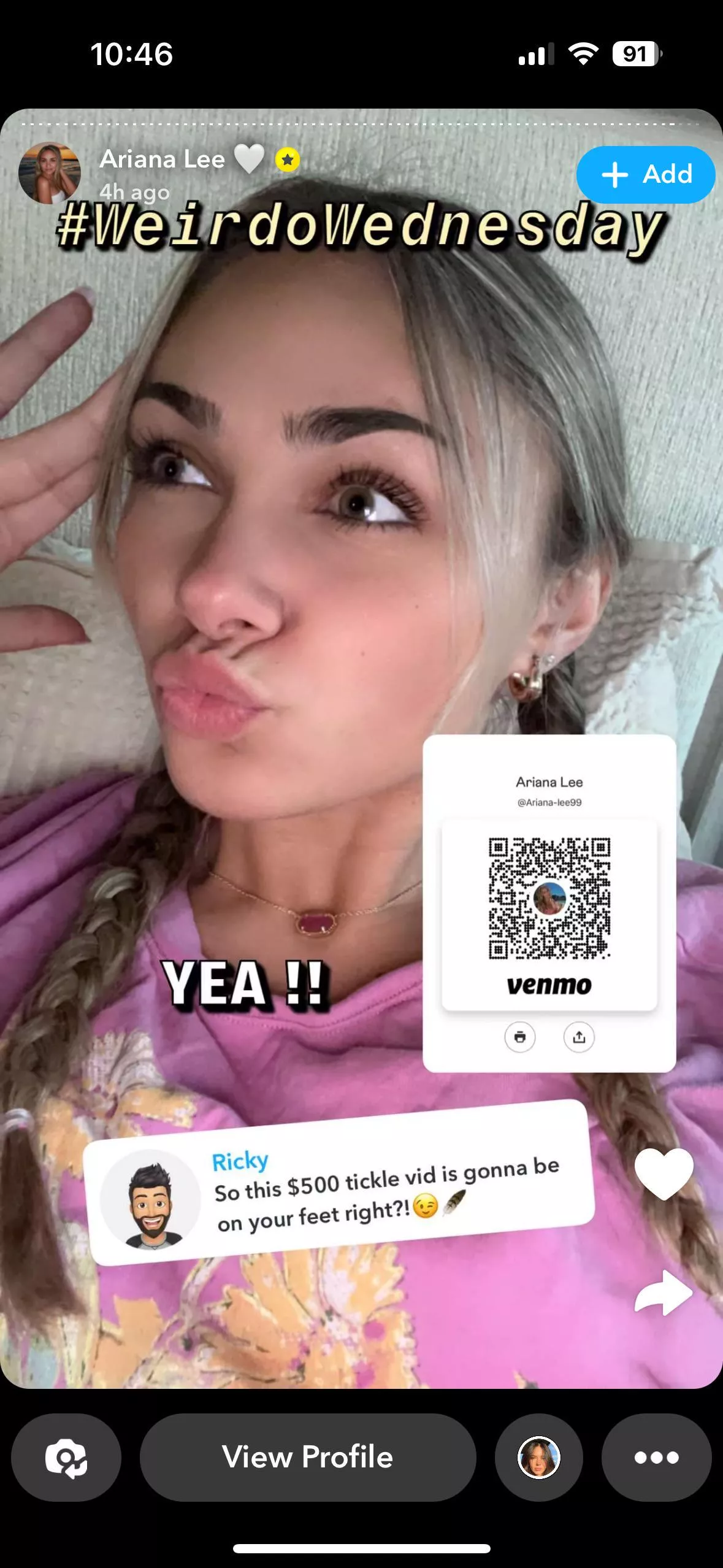 Anyone want to help pitch in ???  posted by Great-Contact6743