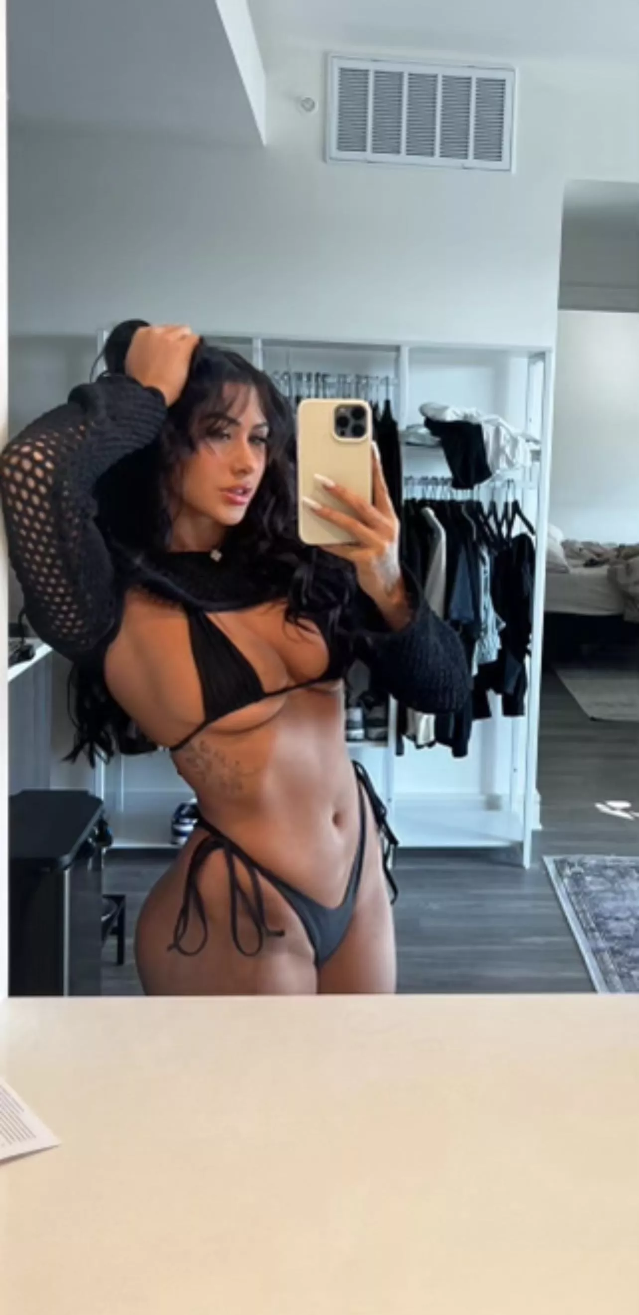 Black and tight just like it should be  posted by trixieboo21