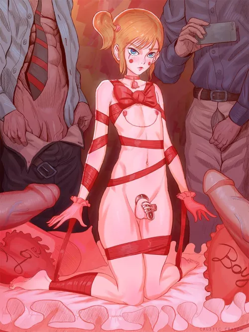 Come on boys, who's first? by ZielonySkurwiel