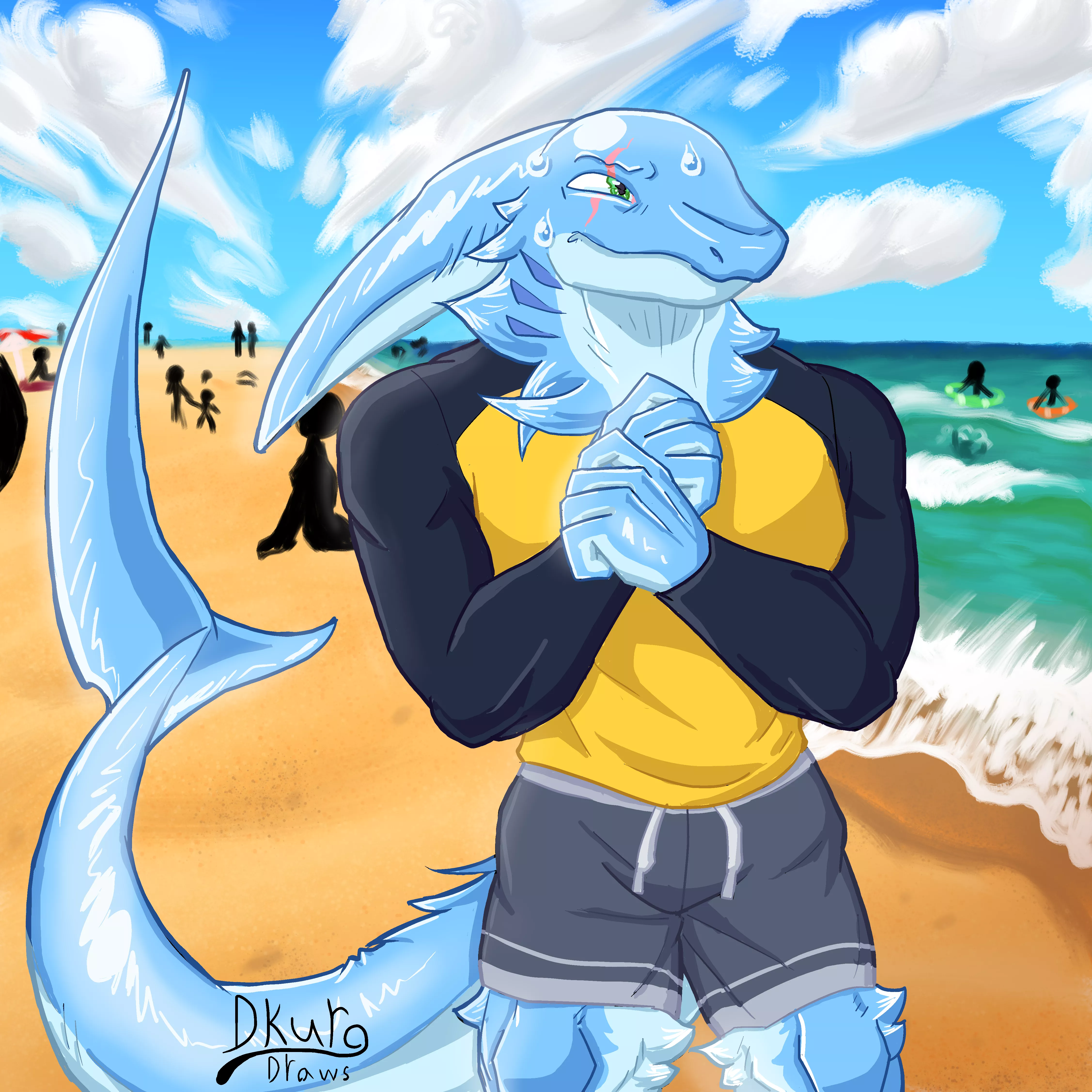 Fluffy thresher shark! posted by orphanobliteratorPog