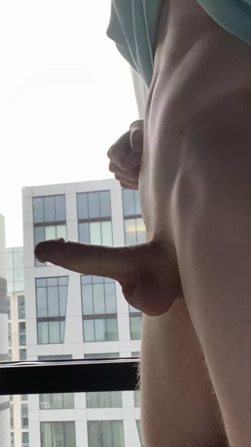 Giving my hotel neighbors a lil show this morning😛 by bi-pedal