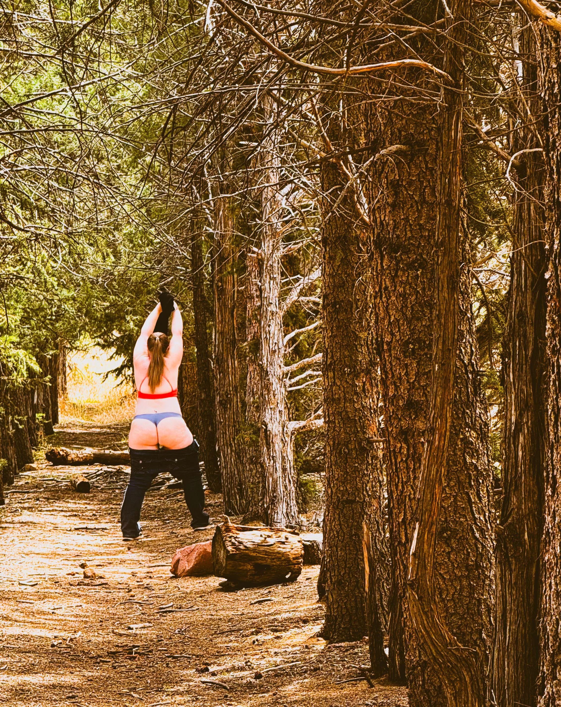 Going for a walk but, when nature calls and demands a show, you listen! Nature demanded to be natural while I enjoy the views and sights she has to offer! Her wish is my command. posted by NatureSiren