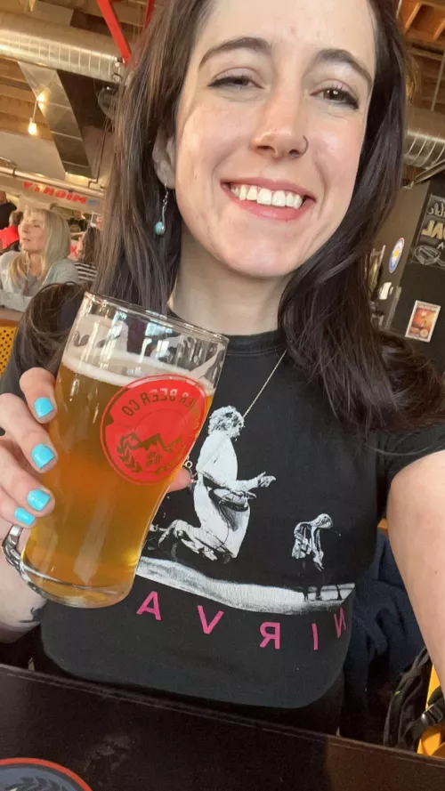 I didn’t wear a bra to the bar last night, I wonder if anyone noticed  by Kaceymorghulis