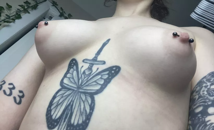 I know you wanna see my perfectly pointy tits bouncing while you  by Kaitlynbunni