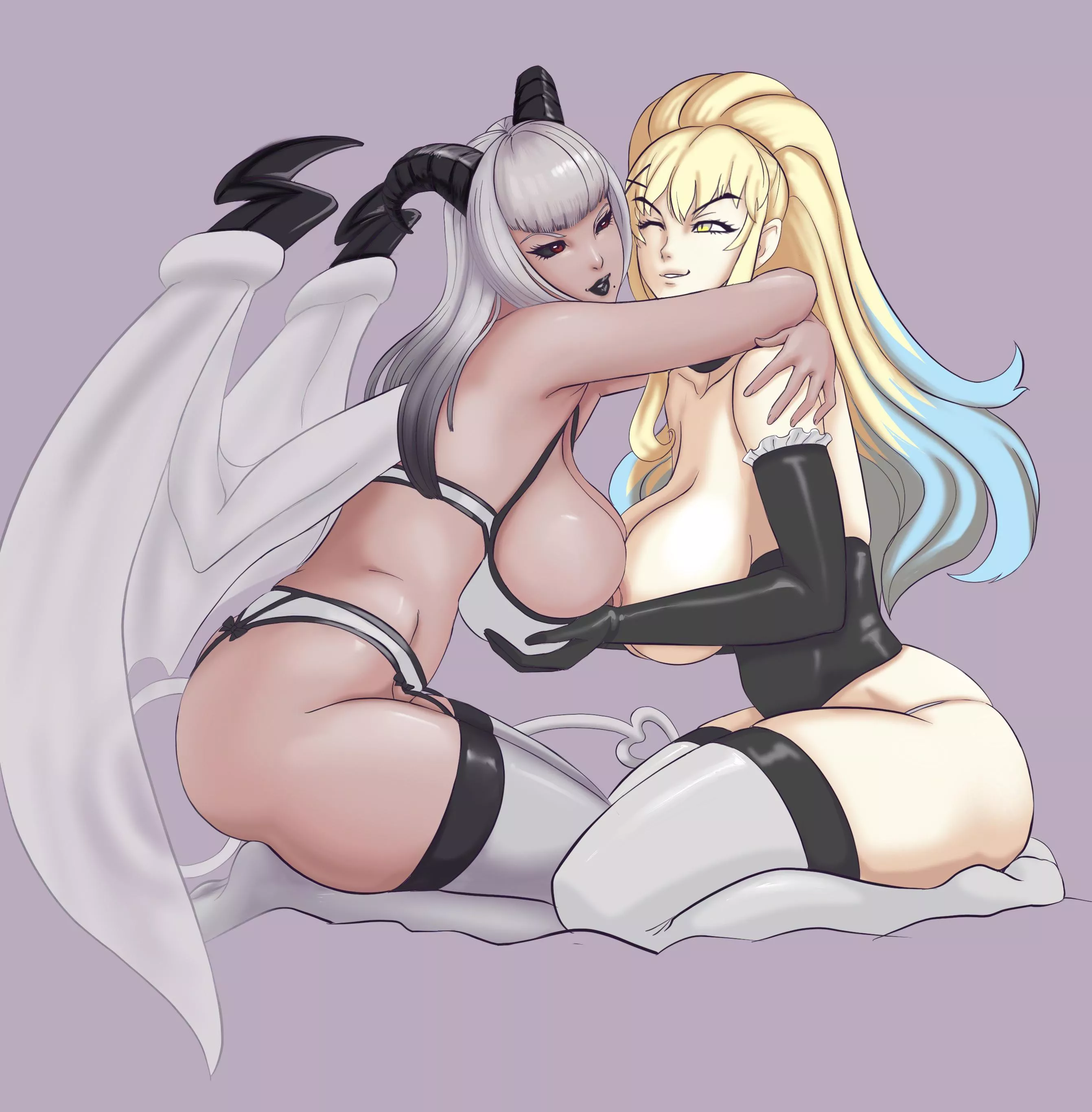 Lilin and Tamara by Zilvan posted by Tatsu12345