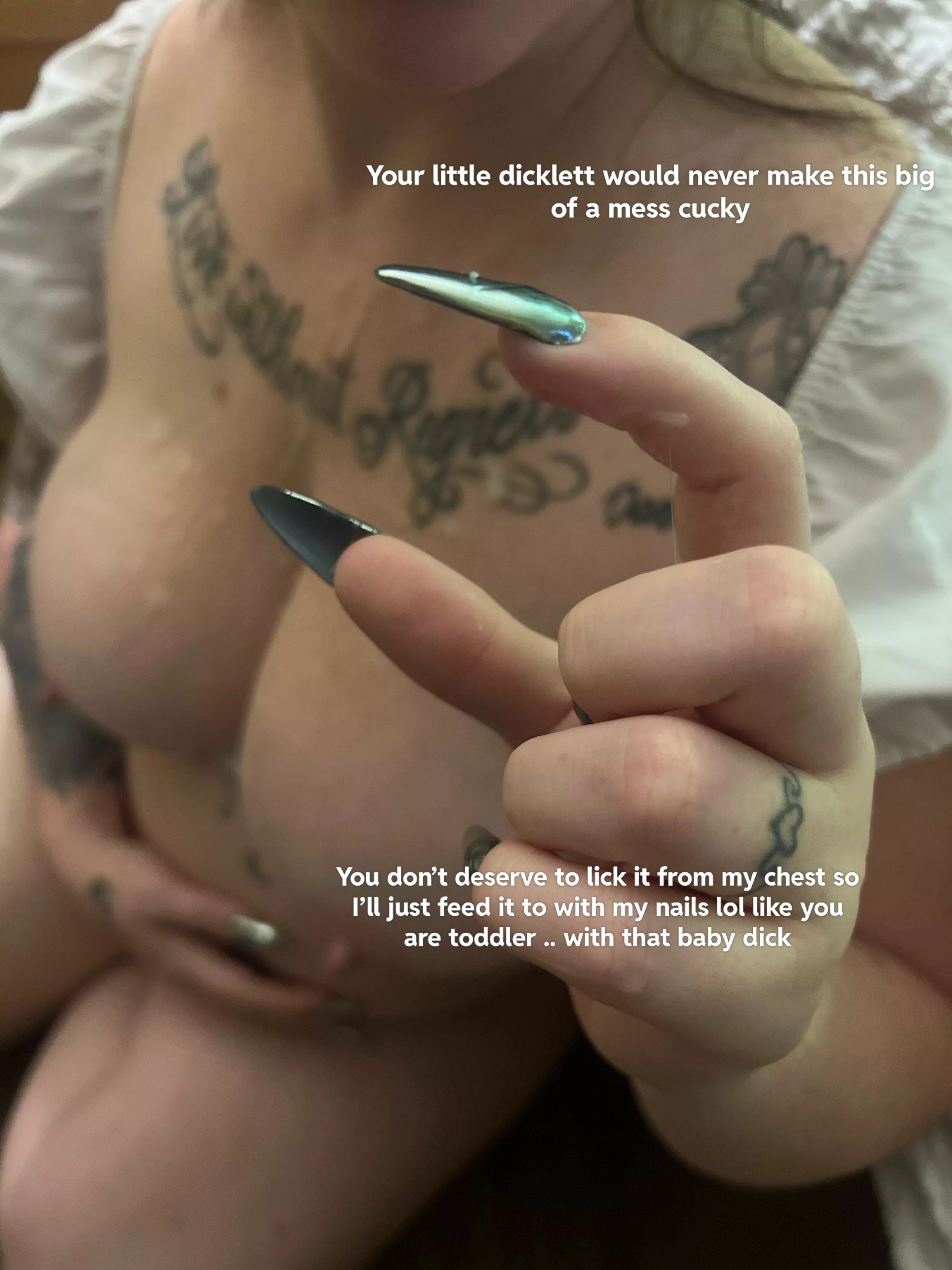 Look closely cucky your little beta berries could never produce that much  posted by mistressbrazda