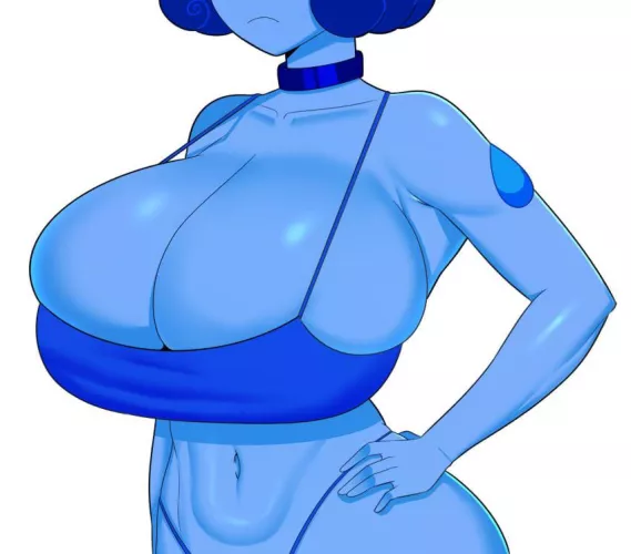 Mean Lapis showing off her assets by UNTAKENUSERNAME4748