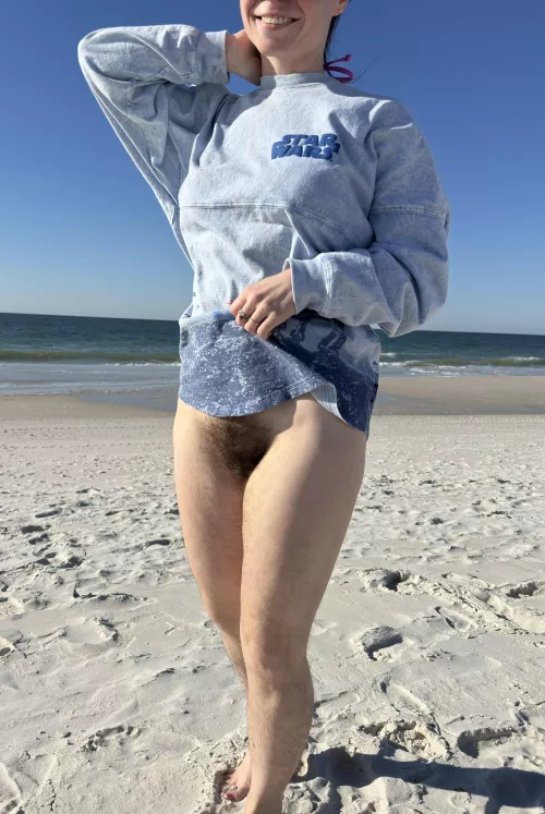 Nothing feels better than fresh air and sunshine on my full bush by nerdylittleplaything