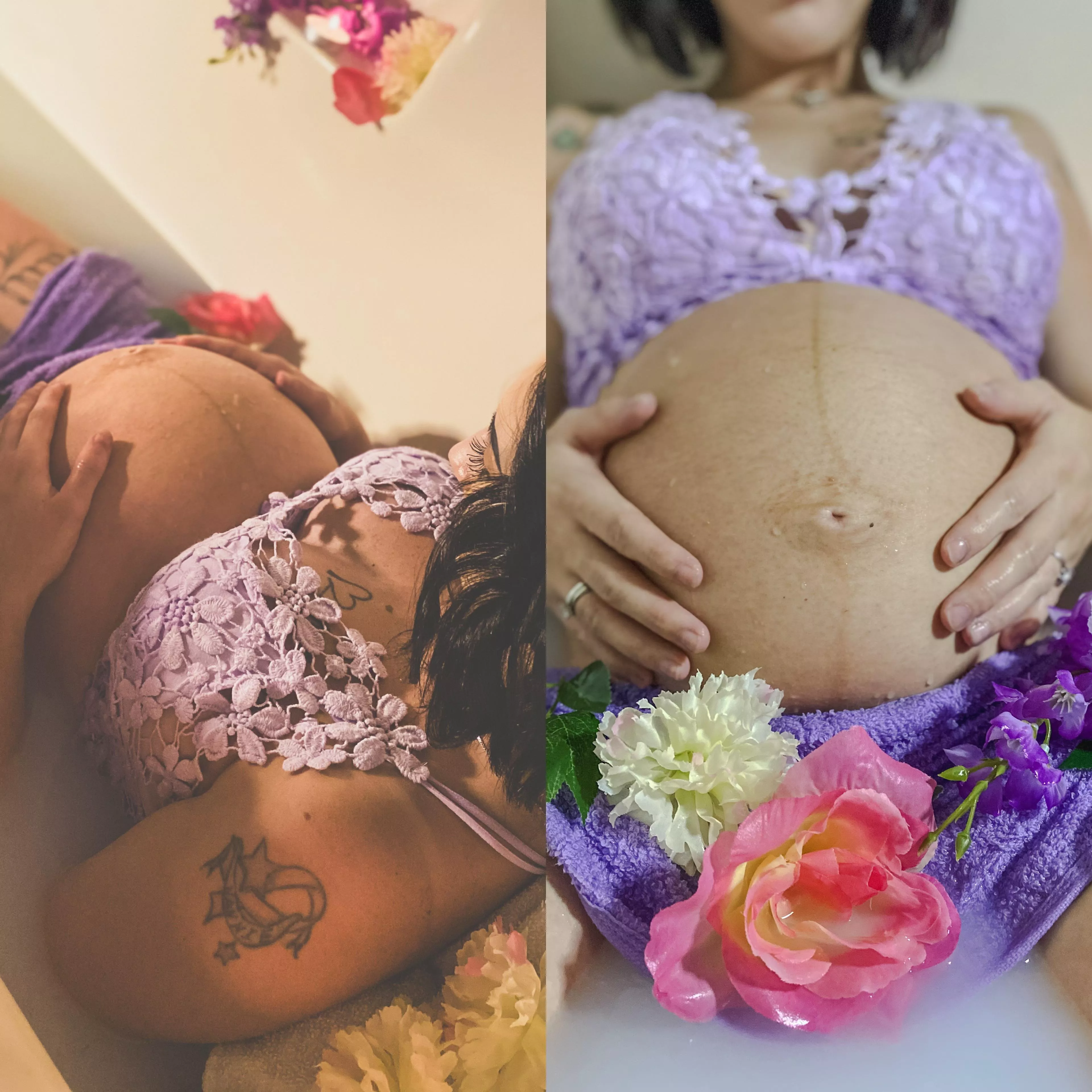 Place your touch on my pregnant body posted by TinyHornsBigbooty