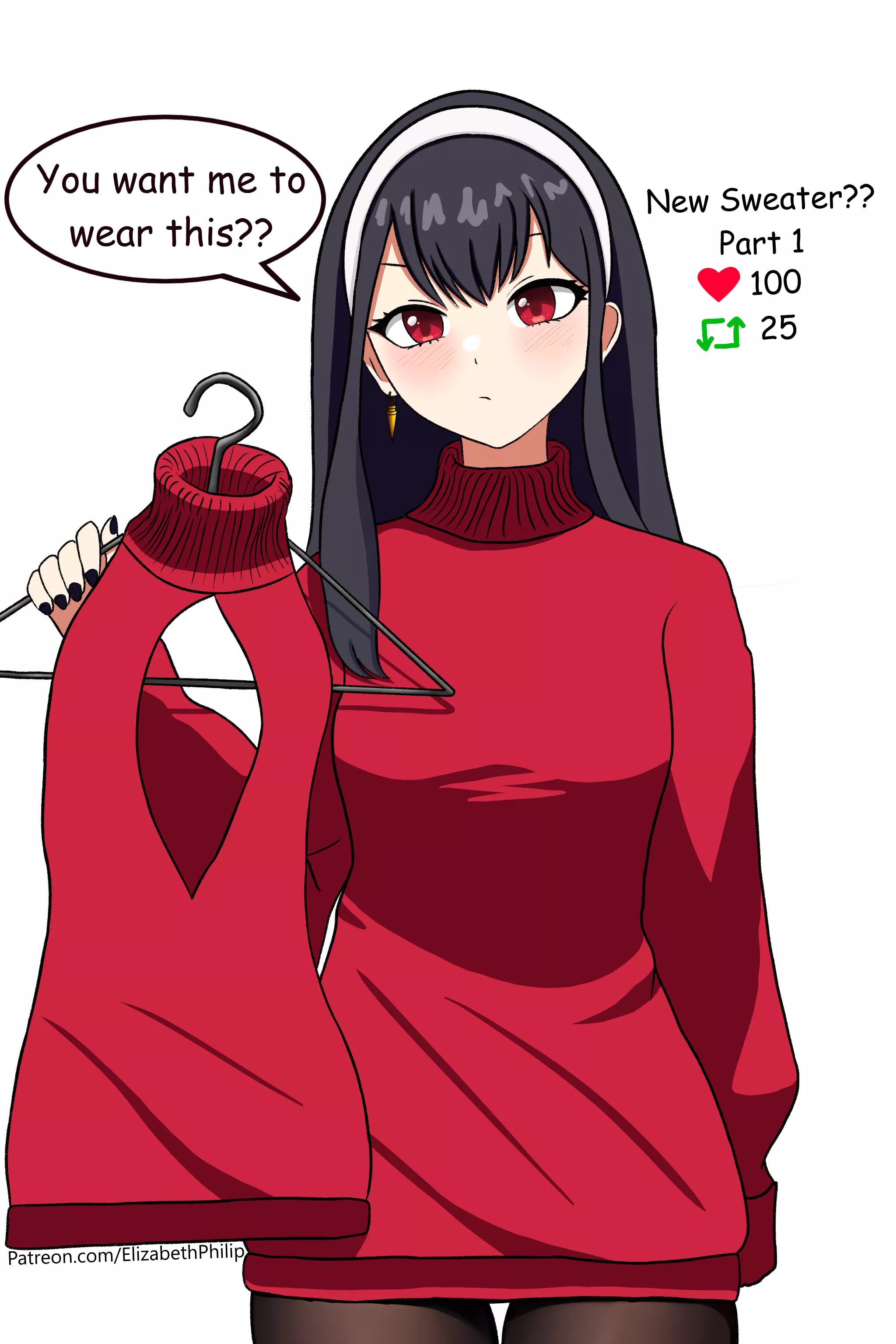 Virgin Killer Sweater (Yor Forger) posted by Unfair-Fun-1146