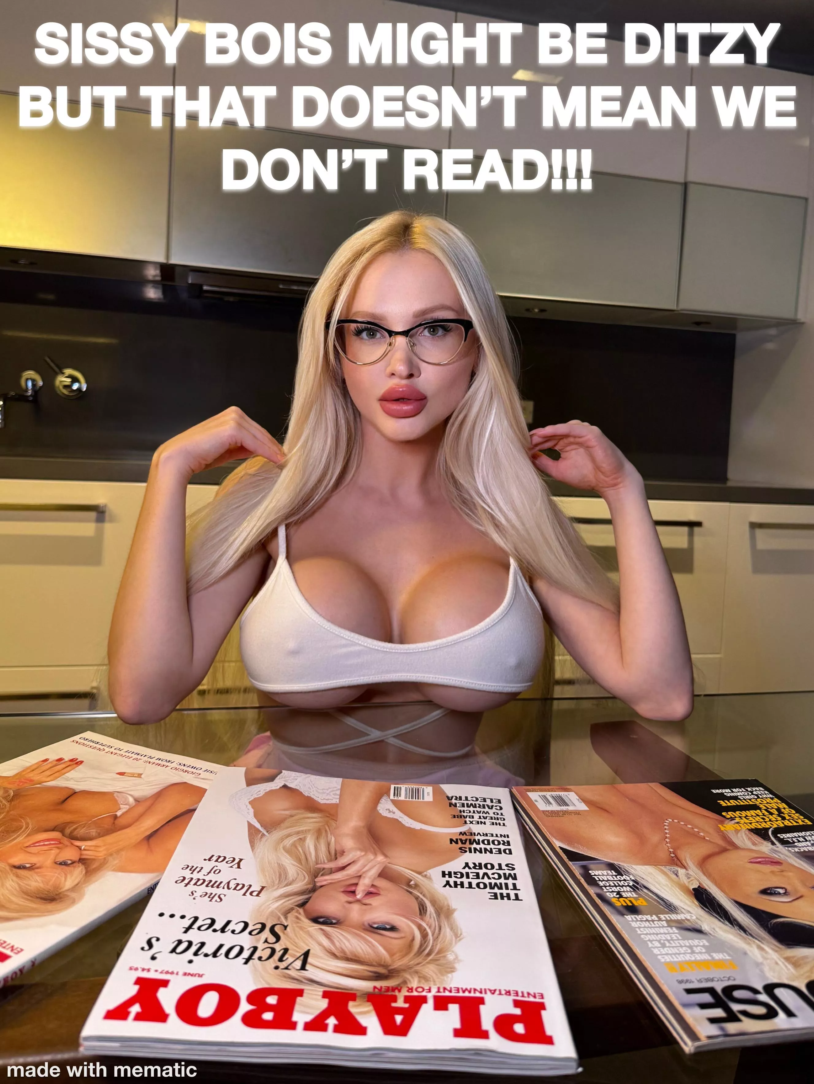 We read plenty!!! Okay?? posted by MaddBerrys