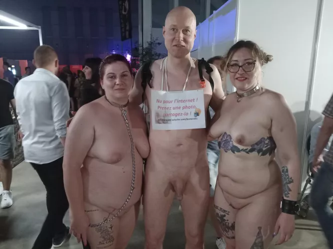 When I meet other nudist women at a public event 😎 by ExcellentContract677