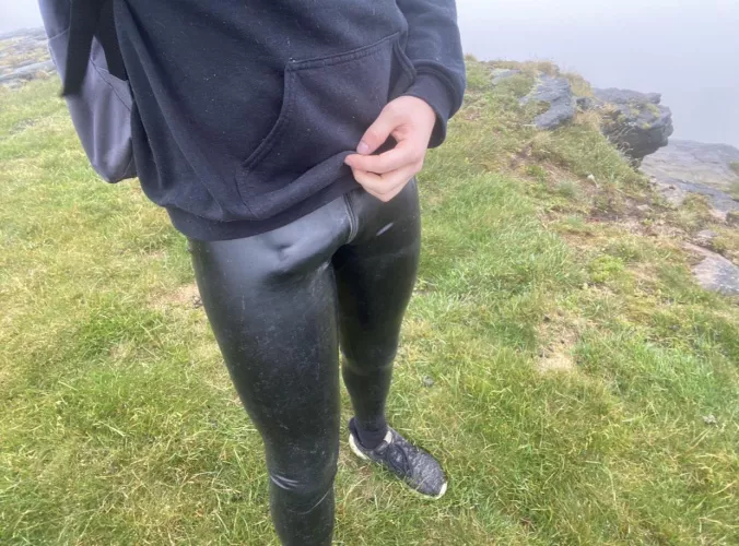 A while ago I was tasked with a latex hike, wonder if I should do another 🤔 by The_real_rubber