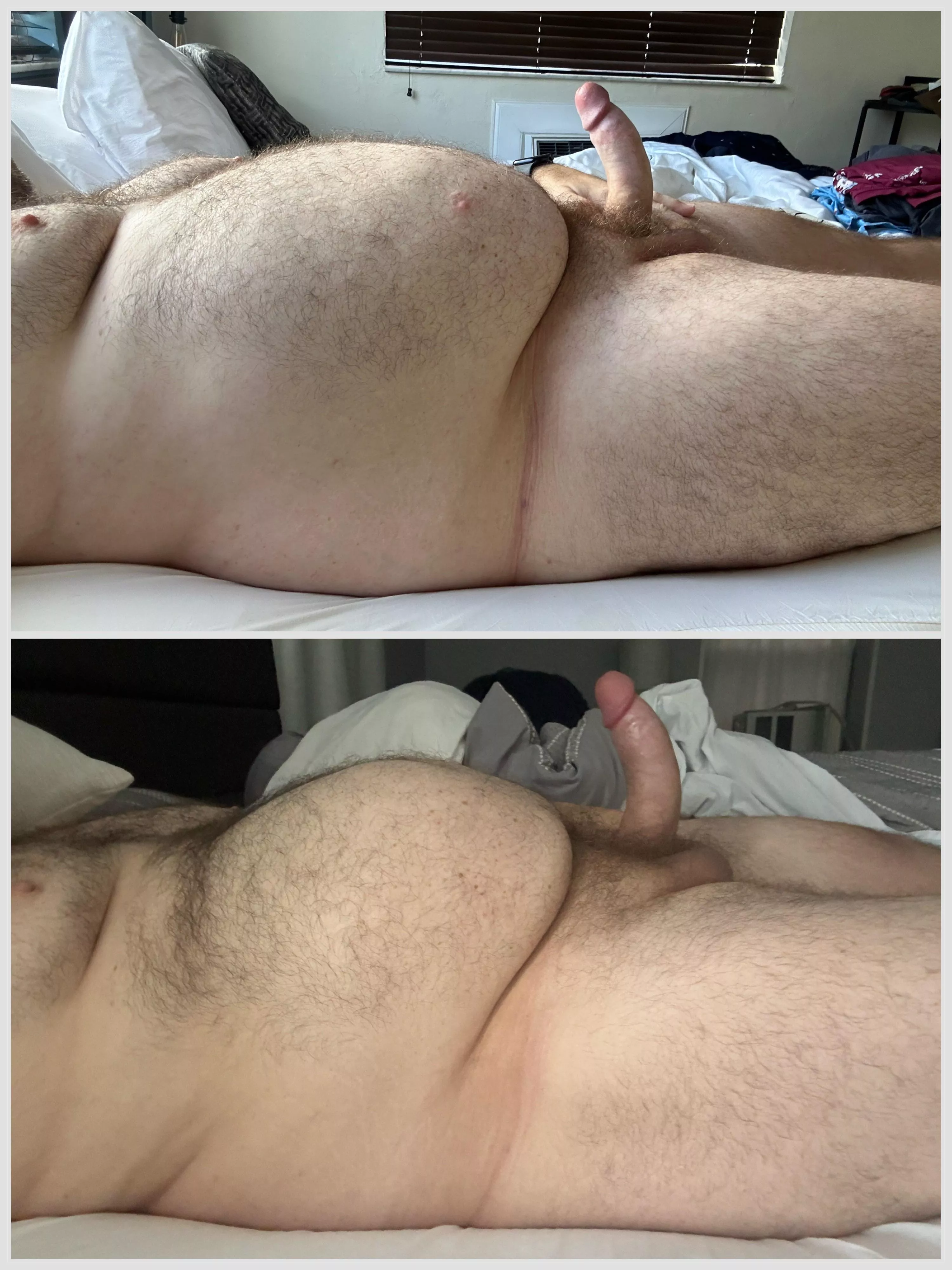 After 44lbs my pushed out belly doesn’t overpower my cock quite as much. posted by whyehmeyeheer