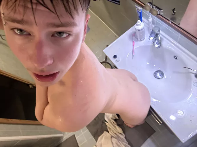 After sauna shot🤳 by Favoriteteenboy