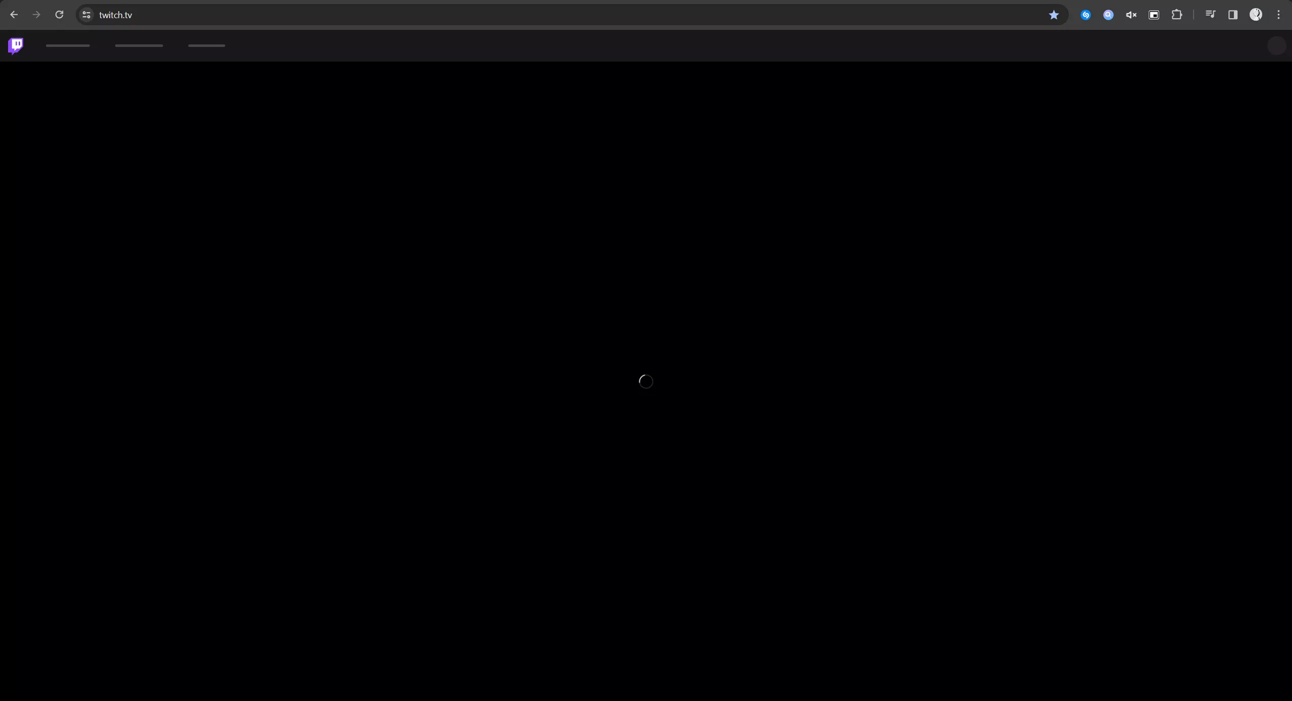 Anybody else's twitch not loading? posted by JuxtDan
