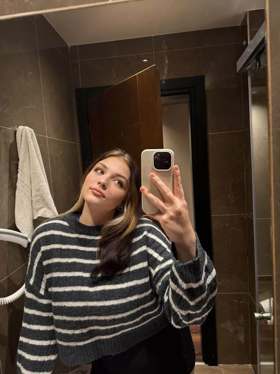 Classy girl in sweater posted by Magic_Lillyt