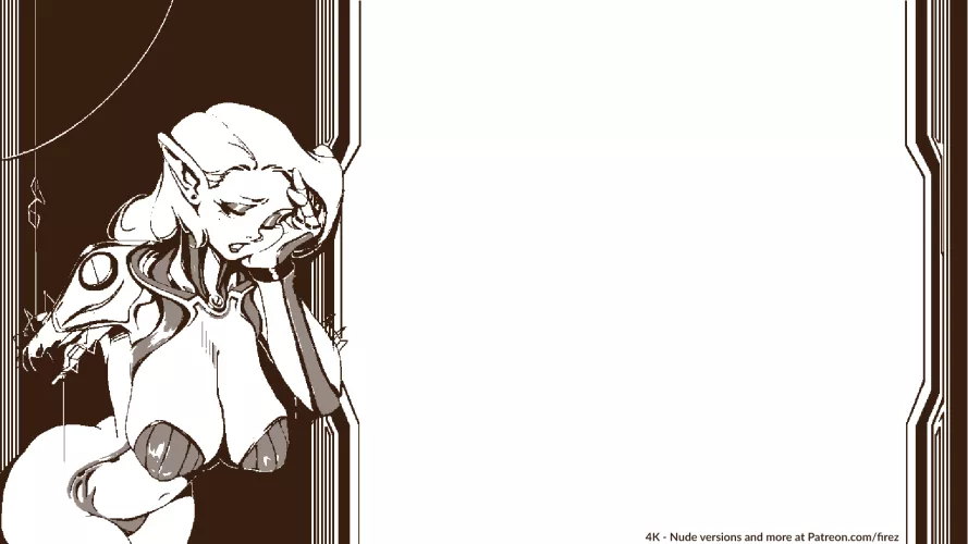 Desktop wallpaper I did based on a past art. Alt and more in the replies by Firez_hn