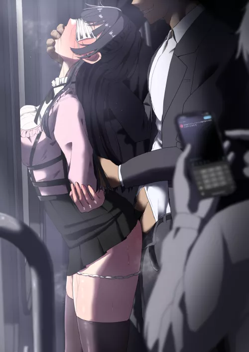 Fuyuko getting fucked in train by xSaviour_N