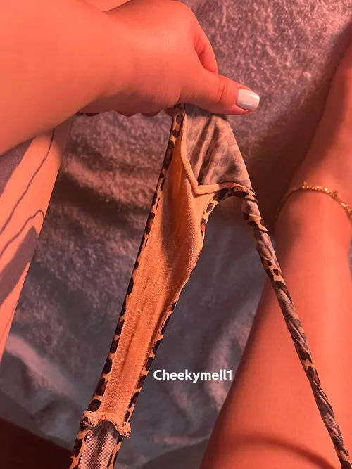 Got my cheetah panties all wet! <3  by cheekymell1