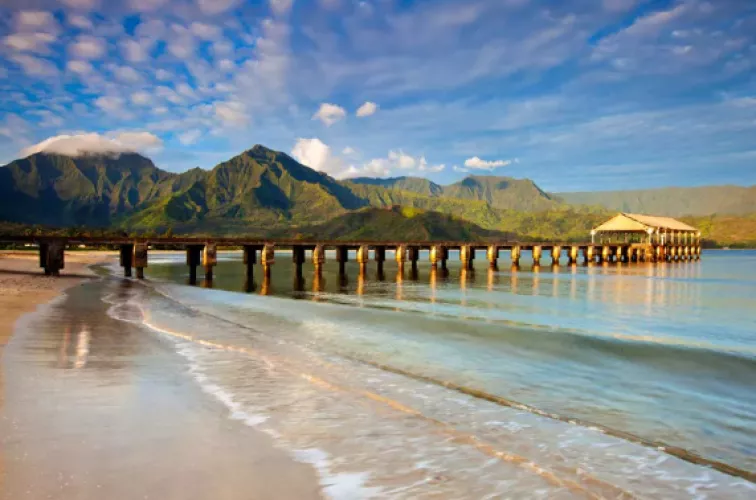 Hanalei Bay, Hawaii by earthami