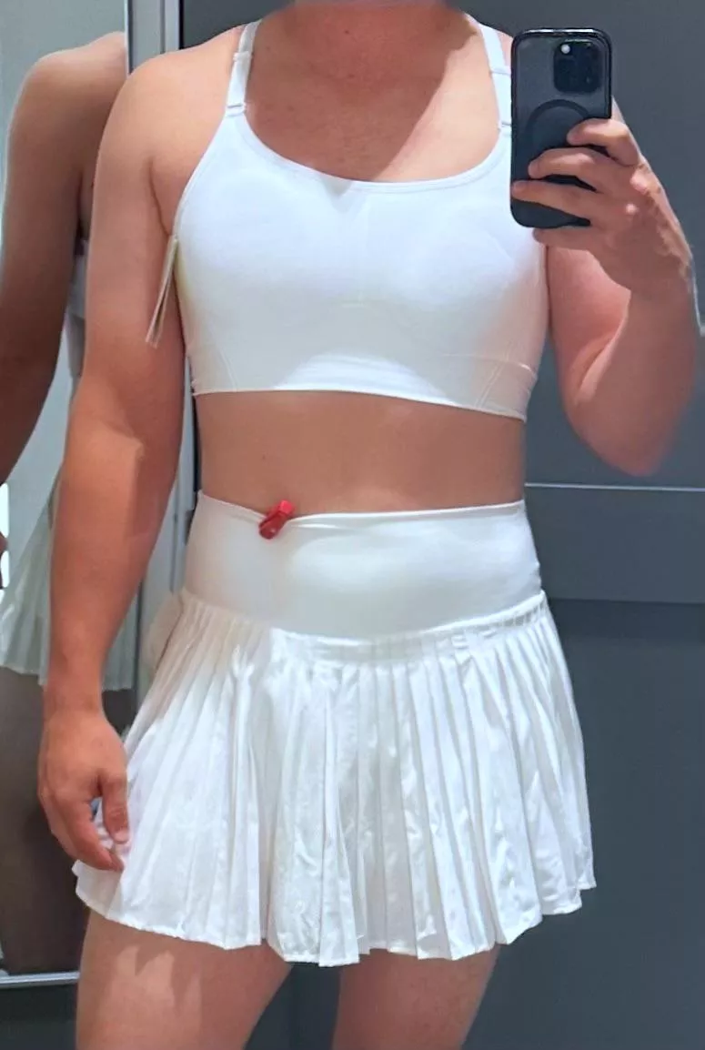 I can’t go to Target without trying on cute women’s clothes. This fetish is getting out of hand. posted by juliatg321