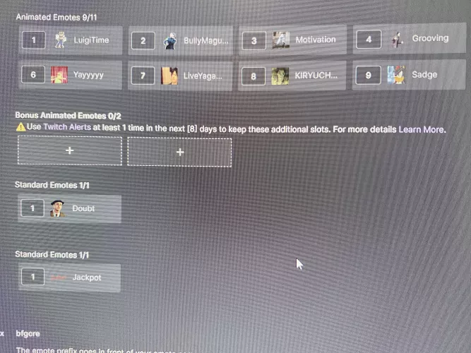 I just saw this when I was about to upload some new emotes today. I checked the 