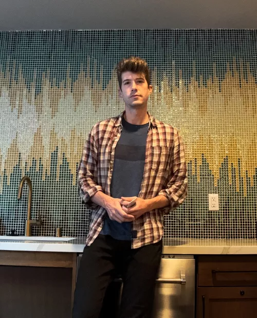 I thought this tile mosaic was cool! What does it remind you of?  by AaronPaxx