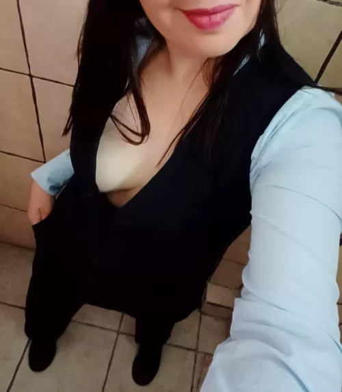 Is this too much for a braless Friday at the office?  by Seductive_Samyra