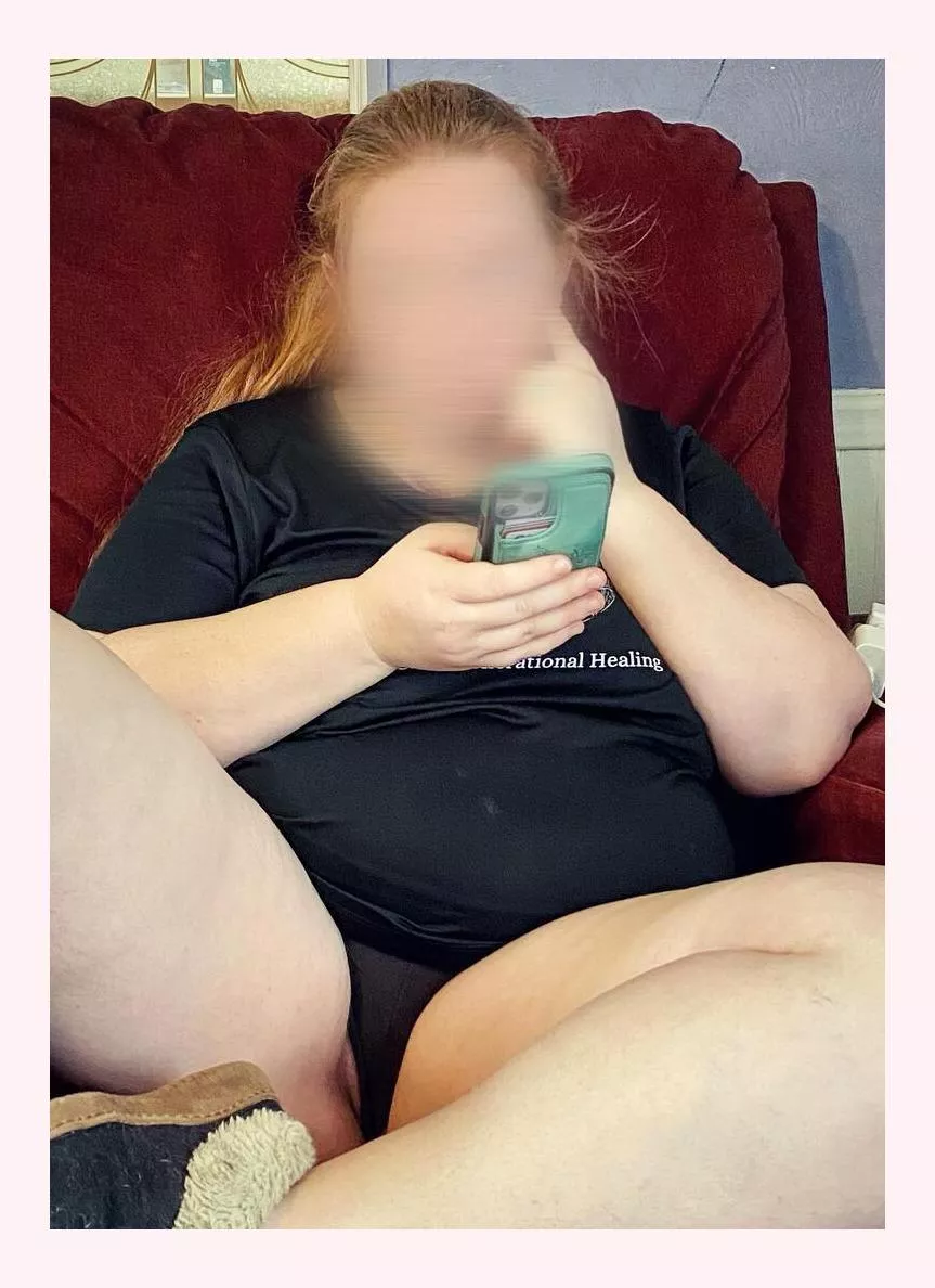 Lazy day. Just scrubby shirg and little shorts for around the house. posted by Radiant-Medicine7240