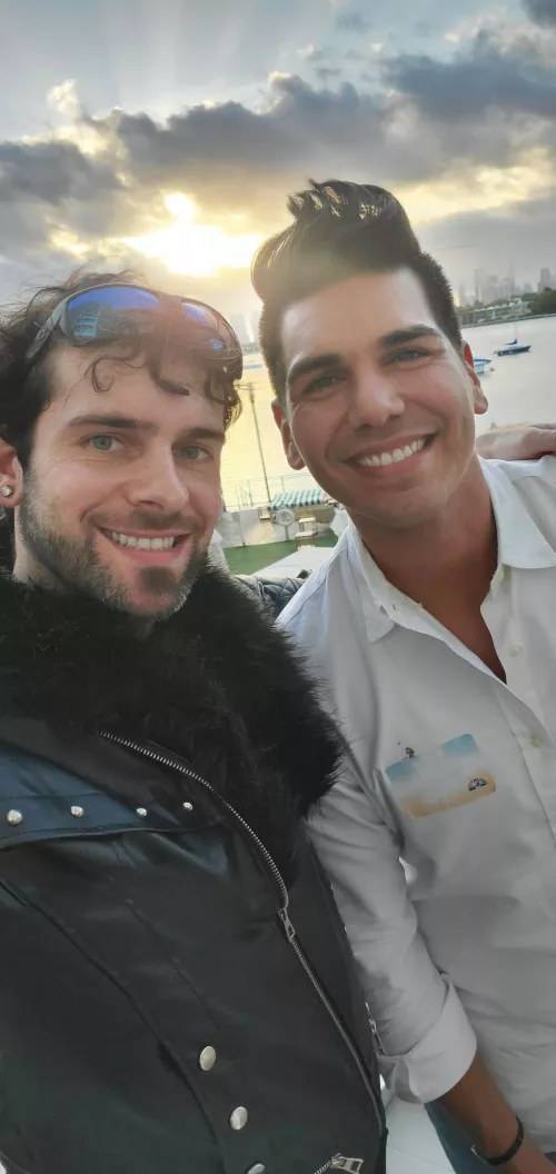 Me and my Friend enjoying the Sunset, 🌥️ also happy Friday! by AceZDream