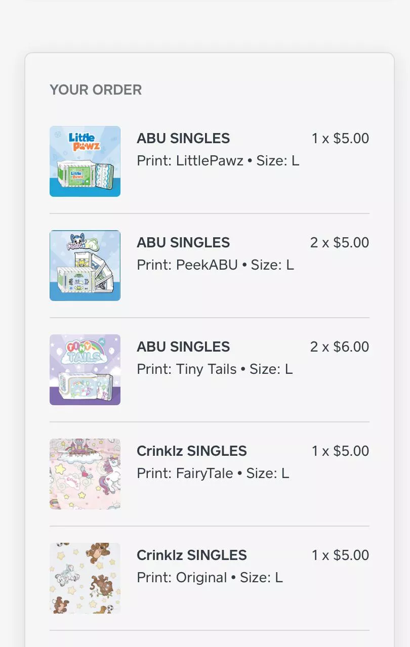 Ordered a bunch of diapers to try!! posted by Puppyblue4