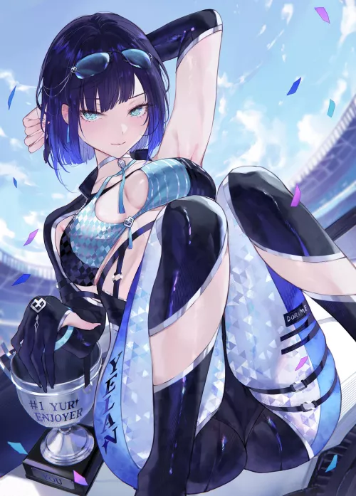 Race Queen Yelan [Genshin Impact] by CheetahSperm18