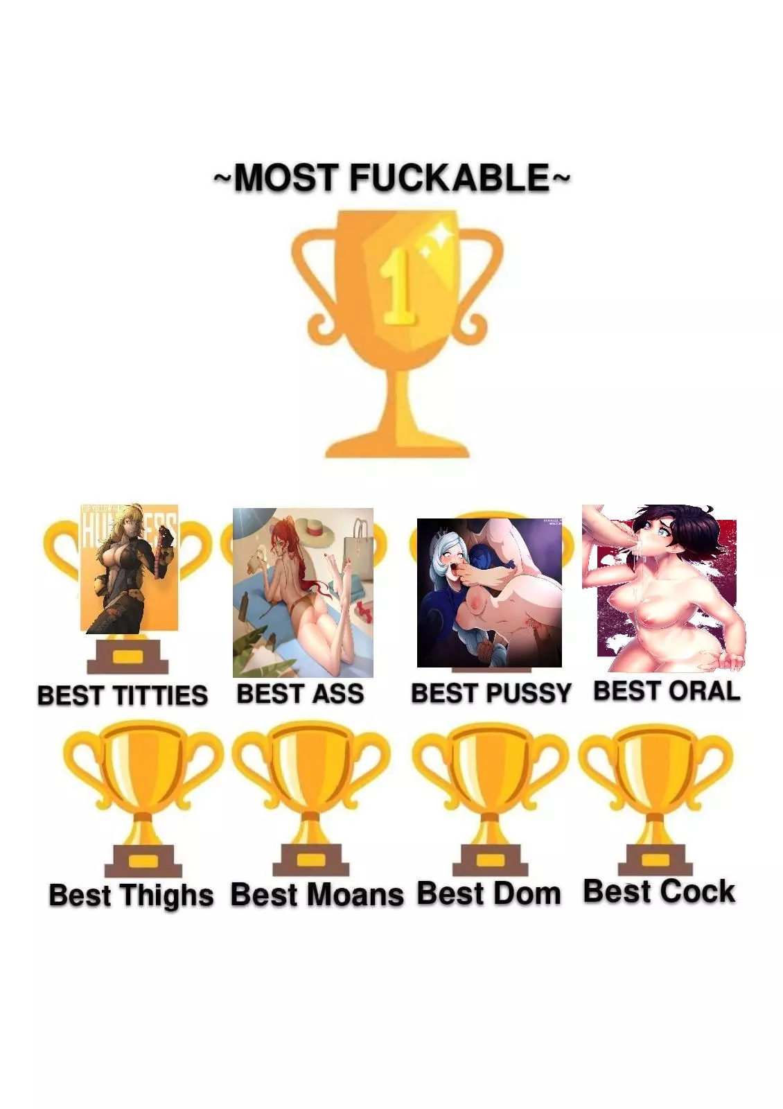 Ruby won best oral. comment next for best thighs posted by darkrobbe1
