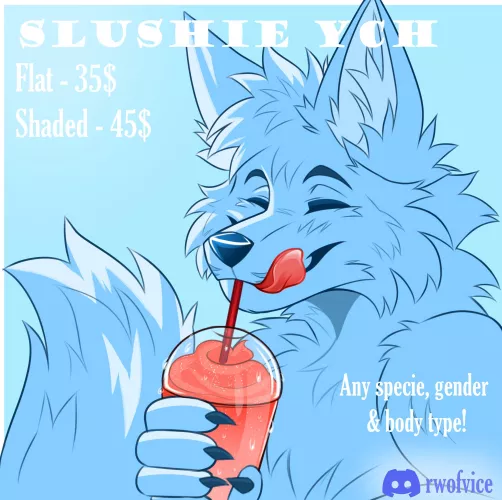 Slushy YCH 5 slots only! (art by me) by Commercial_Ad_7504