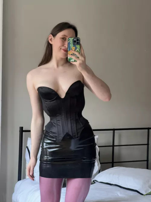 Someone said this corset looked extreme.  Do you agree?  by LATEXnCHILL